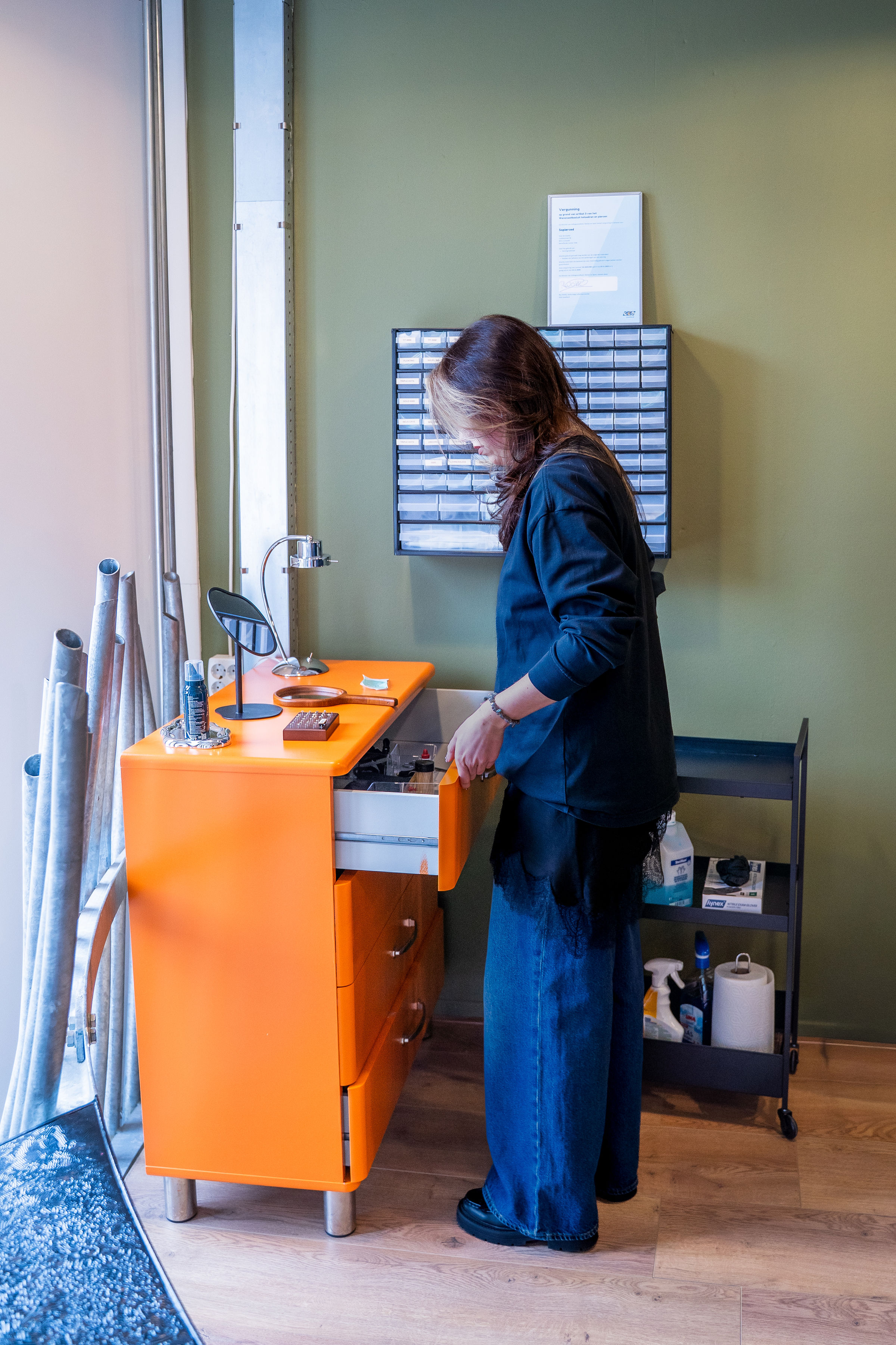 Sieraden en details in de studio